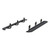 Aries RidgeStep 6-1/2" x 91" Steel Running Boards, Select Ford F-250, F-350, F-450 | BBDR 2055524