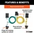 Curt® | 55329 | Custom Wiring Harness
