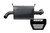 Gibson Performance Polaris UTV Single Exhaust System; Black Ceramic | BFBL 98020