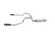 Gibson Performance Black Elite Cat-Back Dual Split Exhaust System; Stainless | BFBL 69539B