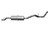 Gibson Performance Axle Back Dual Exhaust System; Aluminized | BFBL 316000