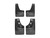 Weathertech MudFlap No-Drill DigitalFit MudFlap Kit Black | BHTJ 110036-120036