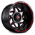 Grid Off-Road® GD14 Wheels Rims 20x9 6x135 6x5.5 (6x139.7) Gloss Black Red 15 | GD14-20090237E1508