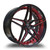 Marquee Wheels?« M3259 Wheels Rims 22x9 5x120 Black Red 35 | 3259229512035NBR