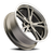 DOORBUSTER PRICING! - Ridler 606 Wheel 20x8.5 5x114.3 Gloss Grey Machined 0mm | 606-2865G
