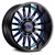 Cali Off-Road Summit Wheels Rims 20x10 5x127 Gloss Black Milled W/ Prism Blue Tint -25mm | 9110-2173BTB