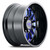 Cali Off-Road Summit Wheels Rims 24x14 6x135 Gloss Black Milled W/ Prism Blue Tint -76mm | 9110-24436BTB