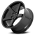Asanti Abl31 Regal Wheel 22x10.5 5x115 Satin Black Gloss Black Lip 25mm | ABL31-22051525SB