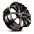 DOORBUSTER PRICING! - Rtx Spark Wheel 15x6 4x100 Black Machined 45mm | 81005