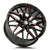 DOORBUSTER PRICING! - Shift H33 Spring Wheel 22x9 5x114.3 Gloss Black w/ Candy Red Milling 35mm - FREE T-SHIRT INCLUDED! | H33251435GBMLR