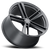 Ohm Lightning Wheel 20x10 5x114.3 Gloss Gunmetal 40mm | 2010LTG405114G71