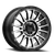 Kmc Km542 Impact Wheel 17x8 5x114.3 Satin Black Machined 35mm - FREE T-SHIRT INCLUDED! | KM54278012535