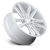 Dub Flex S257 Wheels Rims 26x10 6x5.5 (6x139.7) Silver 30 | S257260077+30