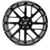 Axe Ax2.0 Wheels Rims 24x14 6x135 6x139.7 Gloss Black Milled -76mm | 241412H-76AX2BM