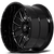 Axe Ax6.0 Wheels Rims 22x12 6x135 6x139.7 Gloss Black Milled -44mm | 221212H-44AX6BM