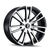 Kraze Kr183 Spectra Wheels Rims 18x8 5x115 5x120 Gloss Black Machined 40mm | KR183-8818BM40