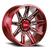 DOORBUSTER PRICING! - Off Road Monster M25 M25 Wheel 20x10 6x139.7 Milled Candy Red -19mm - FREE T-SHIRT INCLUDED! | M250639N19RML
