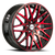 DOORBUSTER PRICING! - Shift H32 Formula Wheel 20x8.5 5x120 Gloss Black w/ Candy Red 35mm - FREE T-SHIRT INCLUDED! | H32052035GBMR