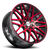 DOORBUSTER PRICING! - Shift H32 Formula Wheel 20x8.5 5x120 Gloss Black w/ Candy Red 35mm - FREE T-SHIRT INCLUDED! | H32052035GBMR