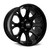 Hardrock Offroad Bloodshot Xposed Wheels Rims 24x14 5x127 Gloss Black -76mm | H505-241473176GB
