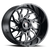 DOORBUSTER PRICING! - American Truxx At1913 Destiny Wheel 22x12 5x127 & 5x139.7 Gloss Black Milled -44mm | AT1913-22252M-44