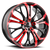 Hd Spinout Wheel 22x8.5 5x114.3 & 5x127 Red 35mm | SO22855435BK-R
