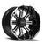 DOORBUSTER PRICING! - Massiv Off-Road Or2 Wheel 20x10 6x135 & 6x139.7 Black Machined -18mm - FREE T-SHIRT INCLUDED! | MAS-OR2-2130-N18BM
