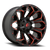 Fuel D787 Assault Wheel 20x9 8x165.1 Matte Black Milled With Red Tint 20mm | D78720908257