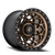 Fuel D785 Unit Atv Utv Wheel 15x10 4x137 Bronze With Matte Black Ring 0mm - FREE T-SHIRT INCLUDED! | D7851500A655