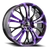 Hd Spinout Wheel 17x7 5x100 & 5x114.3 Purple 40mm | SO17703740BK-PR