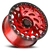 DOORBUSTER PRICING! - Off Road Monster M50 M50 Wheel 20x9.5 6x135 Candy Red w/ Black Ring -12mm - FREE T-SHIRT INCLUDED! | M500635N12RBR