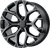 Oe Creations® 176 Wheels Rims 24x10 6x5.5 (6x139.7) Gloss Black Milled 24 | 176BM-2408324