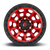 Fuel D695 Covert Wheel 18x9 8x165.1 Candy Red w/ Black Bead Ring -12mm | D69518908245