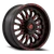 Fuel D822 Arc Atv Utv Wheel 20x7 4x137 Gloss Black Milled With Red Tint 13mm - FREE T-SHIRT INCLUDED! | D8222070A644