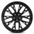 Mrr Gf5 Wheels Rims 19x9.5 5x114.3 Black 20mm | GF0519955xx20BK-51420