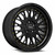 Arc Ar1 Wheels Rims 17x8.5 5x114.3 Black W/ Gold Rivets 35mm | AR01178551435BK