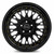 Arc Ar1 Wheels Rims 18x8.5 5x114.3 Black W/ Gold Rivets 35mm | AR01188551435BK