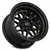 Vors Vr7 Wheels Rims 15x8 4x108 Black W/ Gold Rivets 0mm | VR0715808H0BK-408