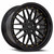 Vors Vr8 Wheels Rims 18x9 5x108 Black W/ Gold Rivets 35mm | VR08189051435GB-508