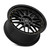 Vors Vr8 Wheels Rims 19x8.5 5x108 Black W/ Gold Rivets 35mm | VR08198551435GB-508