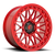 Fuel D758 Trigger Wheel 17x9 6x139.7 Candy Red 1mm | D75817908450