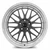 Vors Vr8 Wheels Rims 19x9.5 5x110 Hyper Black W/ Machined Lip & Chrome Rivets 22mm | VR08199551422HB-510