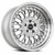 Arc Ar1 Wheels Rims 18x9.5 5x112 Silver Machined W/ Machined Lip & Chrome Rivets 35mm | AR01189551435SF-512