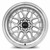 Vors Vr7 Wheels Rims 15x8 4x108 Silver Machined W/ Machined Lip & Chrome Rivets 0mm | VR0715808H0S-408