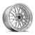 Vors Vr8 Wheels Rims 19x9.5 5x108 Silver W/ Machined Lip & Chrome Rivets 35mm | VR08199551435S-508