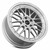 Vors Vr8 Wheels Rims 19x8.5 5x112 Silver W/ Machined Lip & Chrome Rivets 35mm | VR08198551435S-512