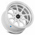 Vors Tr3 Wheels Rims 15x8 4x100 4x114.3 White W/ Machined Lip 0mm | TR0315808H0W
