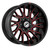 Xf Off-Road® Xf-230 Custom Drilled Wheel Blanks Rims 22x12 Gloss Black Machined Red Milled -44  | XF-23022128XBLANK-44GBMRED