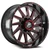 Xf Off-Road® Xf-216 Wheels Rims 20x10 6x135 6x5.5 (6x139.7) Gloss Black Red Milled -24  | XF-216201061351397-24GBMLR