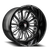 DOORBUSTER PRICING! - American Truxx At1916 Butcher Wheel 22x12 6x139.7 Gloss Black Milled -51mm | AT1916-22283M